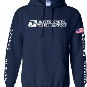 Navy PO Hoodie Rectangle Logo