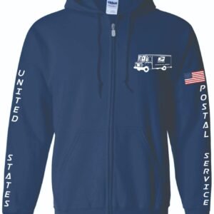Navy Zip Hoodie 2 Ton