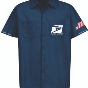 Navy Button Up Rural Carrier