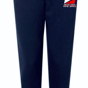 Navy Joggers Red Square Logo