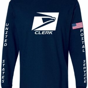Navy LS Tee Big Clerk