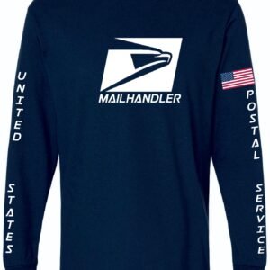 Navy LS Tee Big Mail Handler