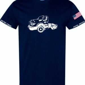 Navy Tee Big Tractor Trailer