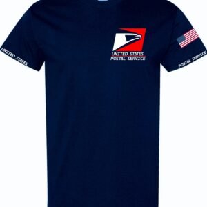 Navy Tee Square Red Logo