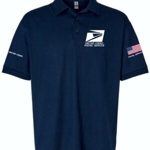 Navy Polo Shirt Square Logo