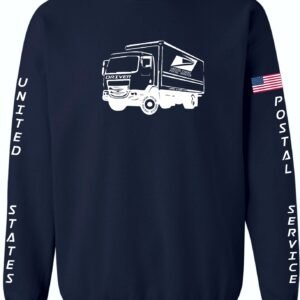 Navy Sweatshirt Big 7 Ton Short Nose