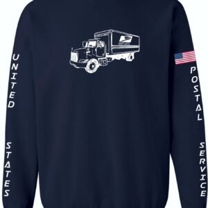 Navy Sweatshirt Big 7 Ton Long Nose