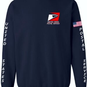 Navy Sweatshirt Red Square Logo