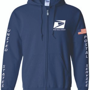 Navy Zip Hoodie MVO