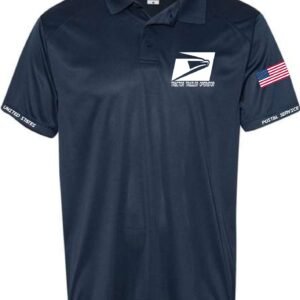 Navy Dry Fit Polo Tractor Trailer